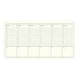 Ruler Grid Weekly Desktop Planner