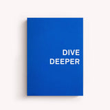 Dive Deeper  Notebook - Soft Touch Cover - Pool
