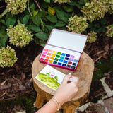 Italian Fields watercolor painting kit