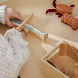 Wooden Seafood Playset