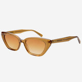 FREYRS Mia Acetate Cat Eye Womens Sunglasses - Crystal Brown