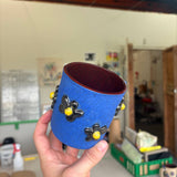 Speckled Clay -14 oz Handmade Sculpted Mug - Splish Splash Ceramics