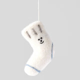Socks Hanging Felt Ornament
