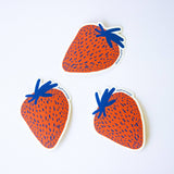 Strawberry sticker