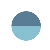 BRITISH COLOUR STANDARD - Small Two-Tone Pompadour & Powder Blue Metal Candleholder