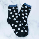 Pastel Color Mix Floral Socks