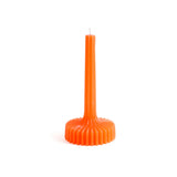ORANGE TALL DECORATIVE CANDLE HF