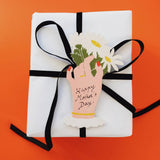 Happy Mother's Day Flowers - Die Cut Card