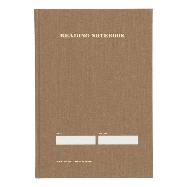 EDiT B6 Reading Journal Notebook with Linen Covered