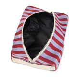 Travel Pouch - Chili Pepper Awning Stripe