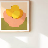 Lemons in Bowl Print