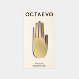 OCTAEVO Bookmark "Hamsa" - Metal w Brass finish