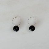 Mini Onyx Hoops