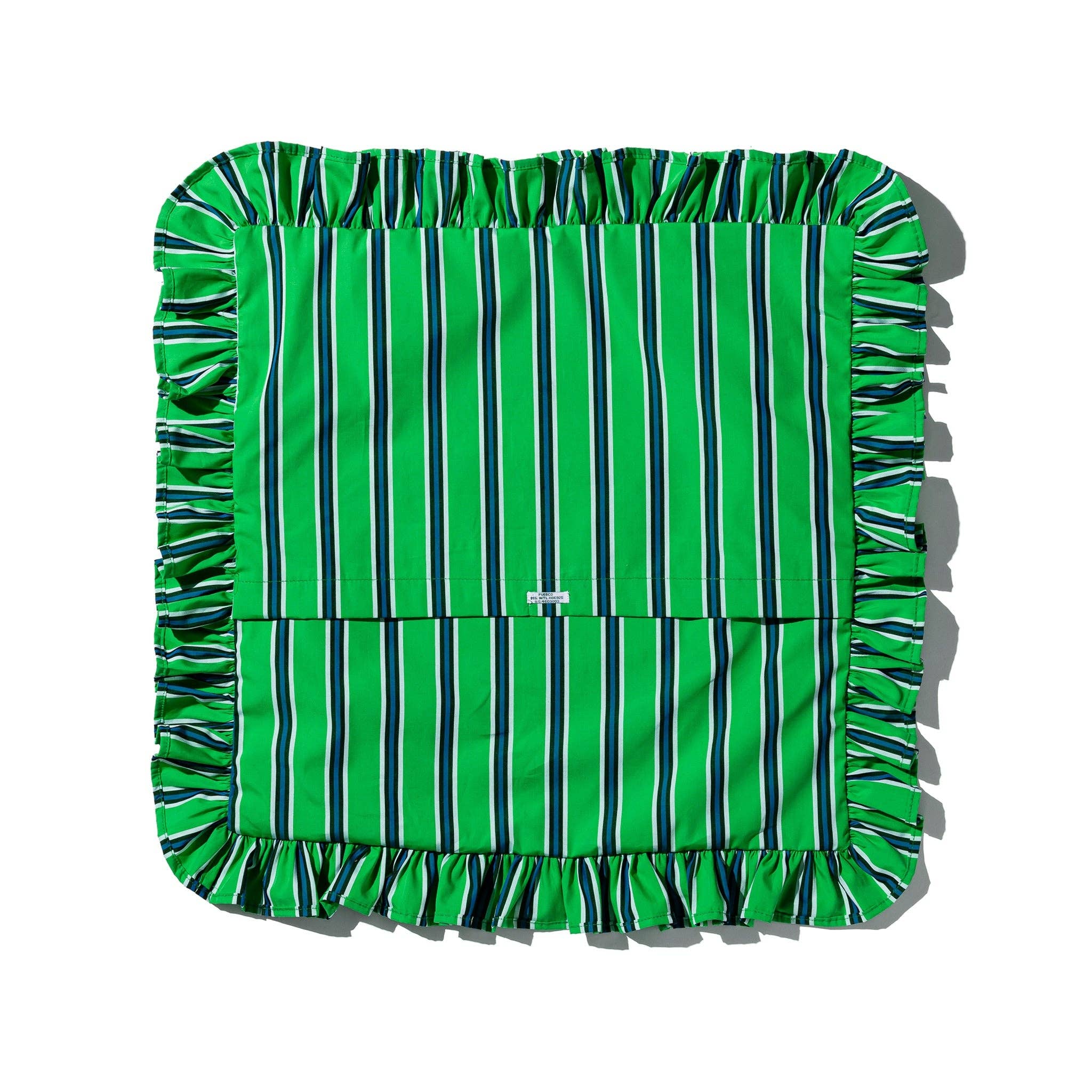 Shirt Fabric Ruffle Cushion Cover