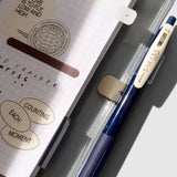 Clear Vinyl Travel Notebook Cover | Pocket Plus