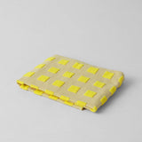 Squares Woven Terry Tea Towel – Oat/Yellow