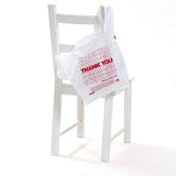 Thank You Tote // Red TYTY On White // Lauren DiCioccio