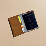 Passport Wallet - Caramel Speckled Hair on Hide