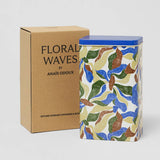 Floral Waves Kitchen Storage Tin