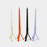 Rocket Taper Candle Holder by Lex Pott - 6.5" Lavender steel