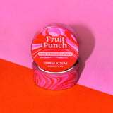 "Fruit Punch" Y2K Groovy Pink Marble Stationery Washi Tape