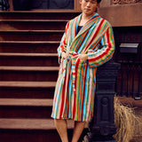 Butterfly Stripe Bathrobe - Dusen Dusen