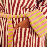 Caterpillar Stripe Bathrobe - Dusen Dusen