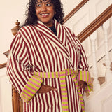 Caterpillar Stripe Bathrobe - Dusen Dusen