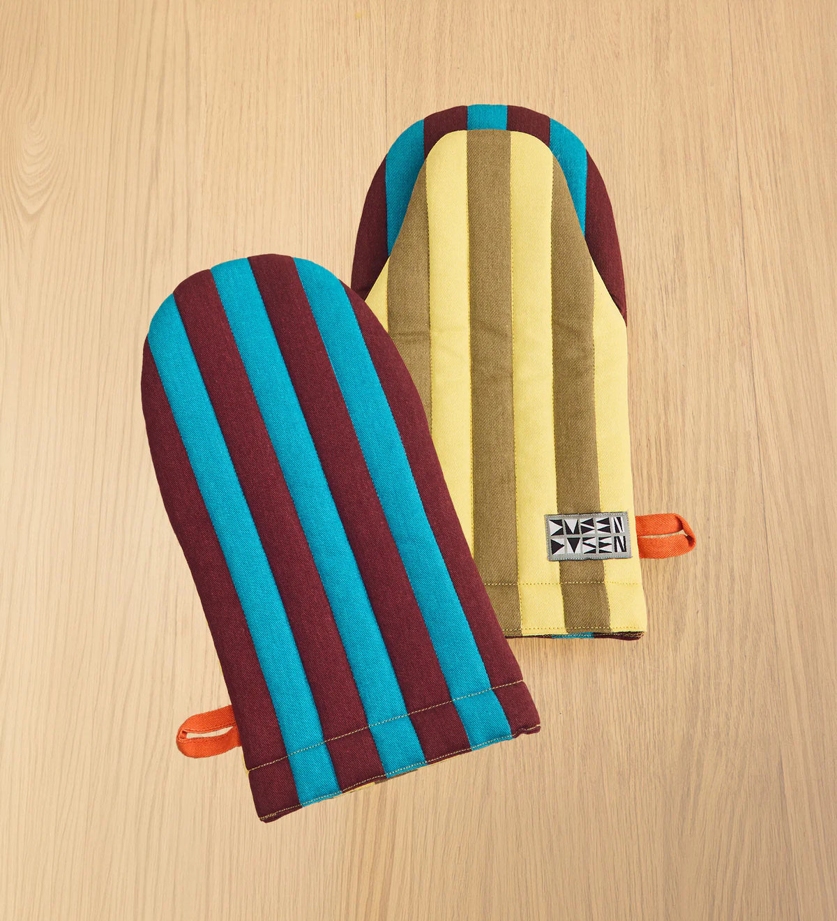 Striped Oven Mitt-Dusen Dusen
