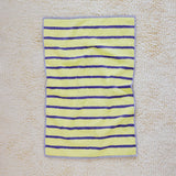 Bird Stripe Hand Towel-Goldfinch