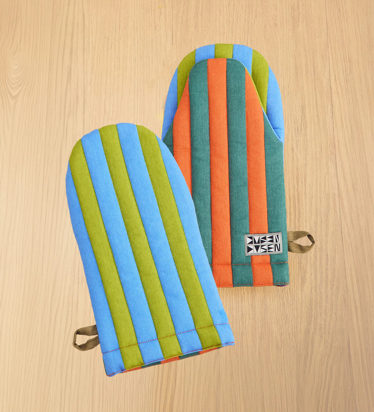 Striped Oven Mitt-Dusen Dusen