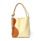Ripple Tote - Tan/Butter