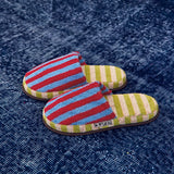 Lanternfly Terry Stripe Slippers - Dusen Dusen