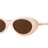 HIGH SOCIETY SUNGLASSES - BEIGE