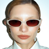 VELVET KITTEN SUNGLASSES-MILKY BONE