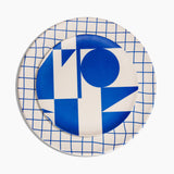 Bamboo Dinner Plates in Grid Set