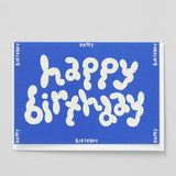 Happy Birthday Embossed Greetings Card