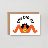 You Did It! New Baby Greetings Card