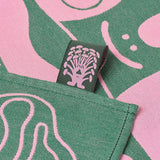 Mushrooms Woven Cotton Tea Towel