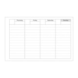Pocket Size Weekly Planner Undated 58 Weeks Dayfree