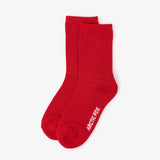 The Everyday Socks - 100% Bamboo - Red - FW25