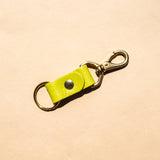 Keychain - Chartreuse Leather