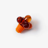 Amber Hobknob Bottle Stopper