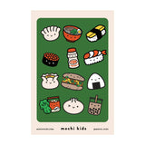 Kawaii Foods Sticker Sheet