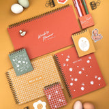 Hand-Drawn Grid Meal Planner