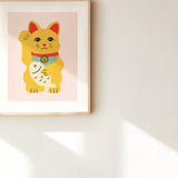 Lucky Cat Art Print