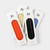 Taper Candles (4 Pack) - 10" Tall, 8 Hr Burn, Orange