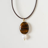 Tig Pearl Wrap Necklace