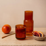 Tinted Glass Carafe - Amber