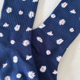 Daisy Dot Crew Socks